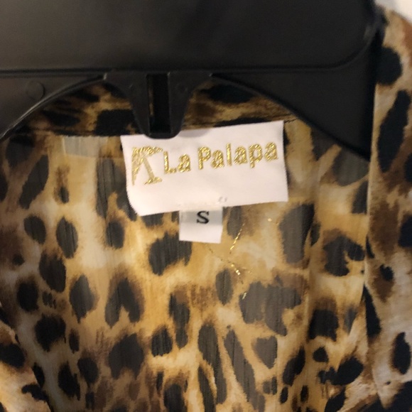 Sheer CHEETAH blouse - Picture 2 of 2